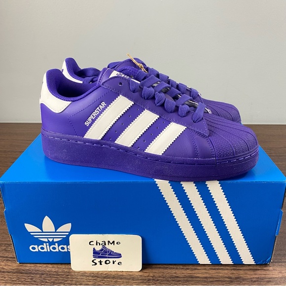 adidas | Shoes | Adidas Superstar Xlg Athletic Casual Purple White Shoes  Ie397 Womens Sz | Poshmark